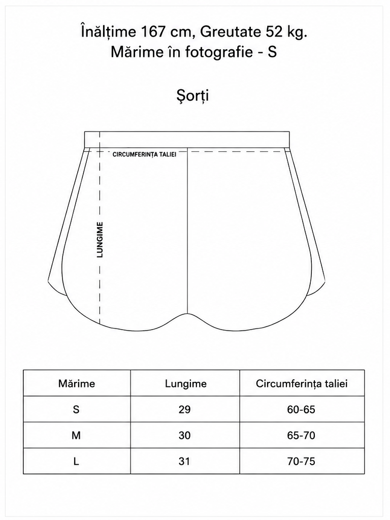 Șorturi S,M,L
